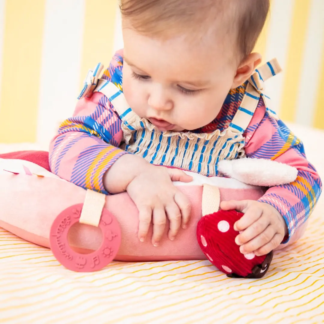 Lilliputiens Ontdekkingskussen Lena de Eenhoorn - 3 Speelelementen - Meerkleurig - afbeelding 2 van 6