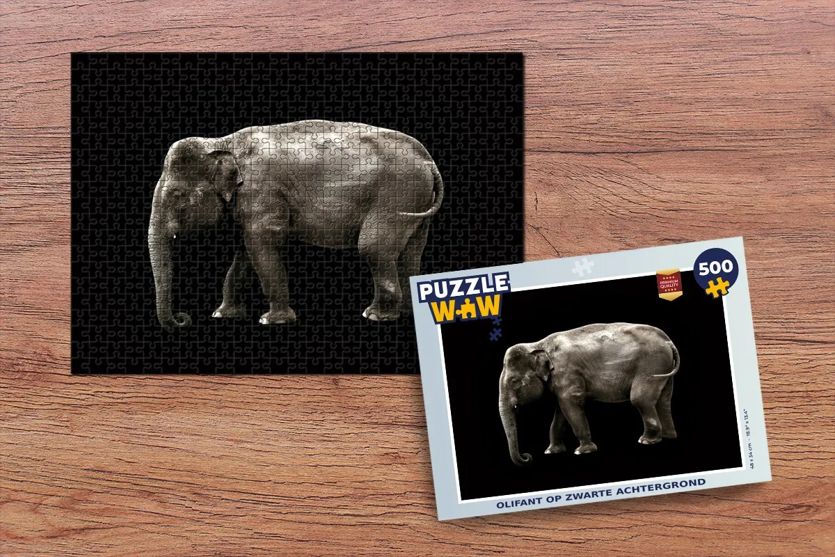 PuzzleWow Wilde Dieren Puzzel 500 Stuks - Multicolor