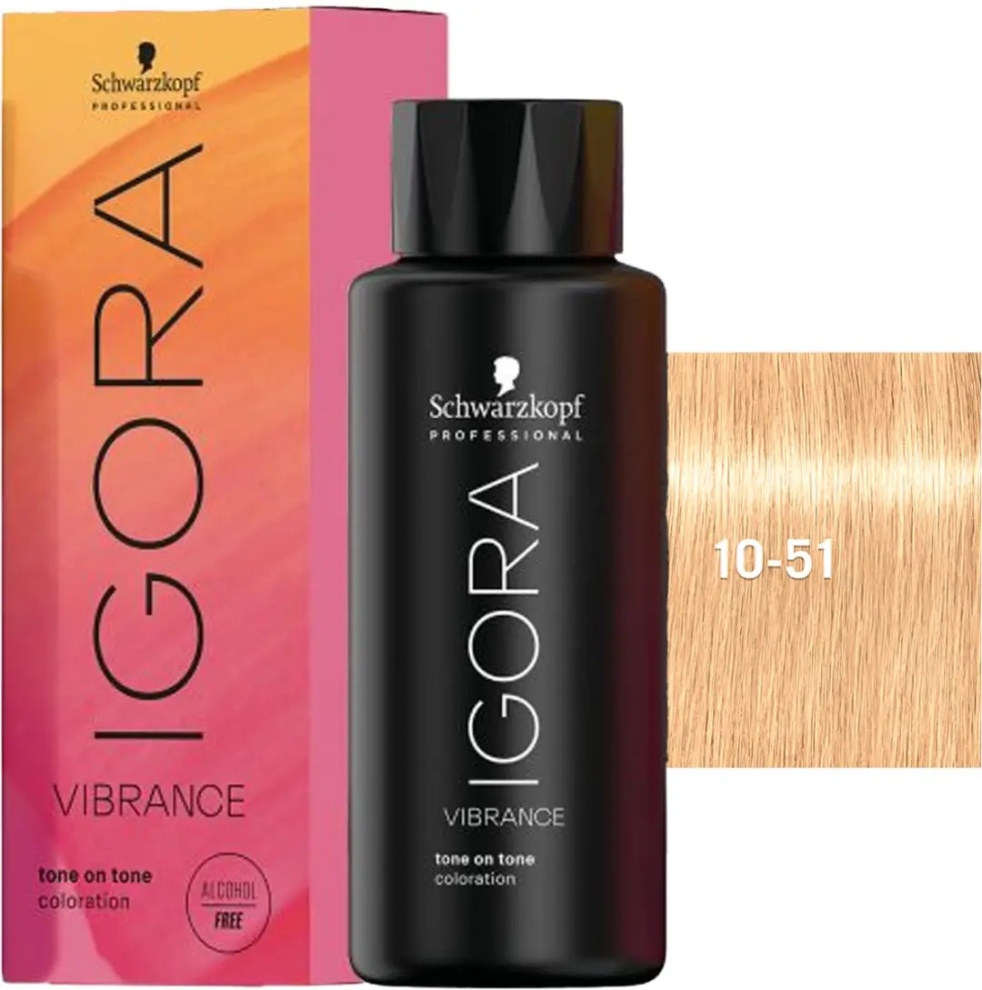 Schwarzkopf Igora Vibrance 10-51 60ml - Zwart