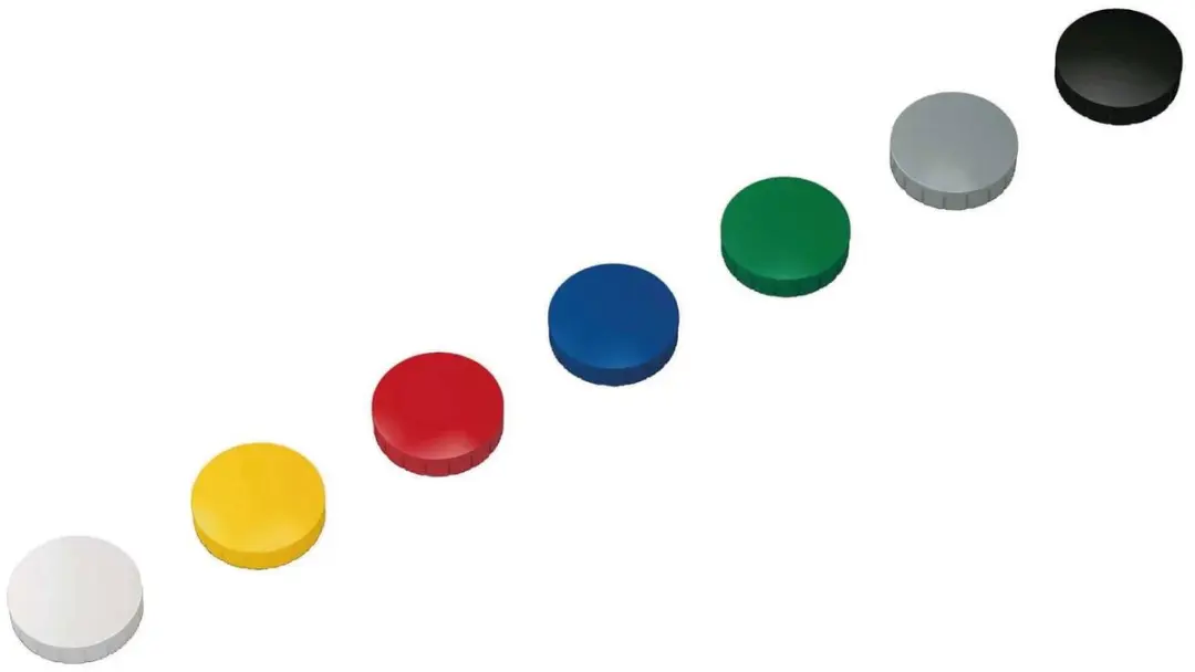MAUL Magneet Rond Ø3.2cm - 10 Stuks - Ferriet - 0.8kg
