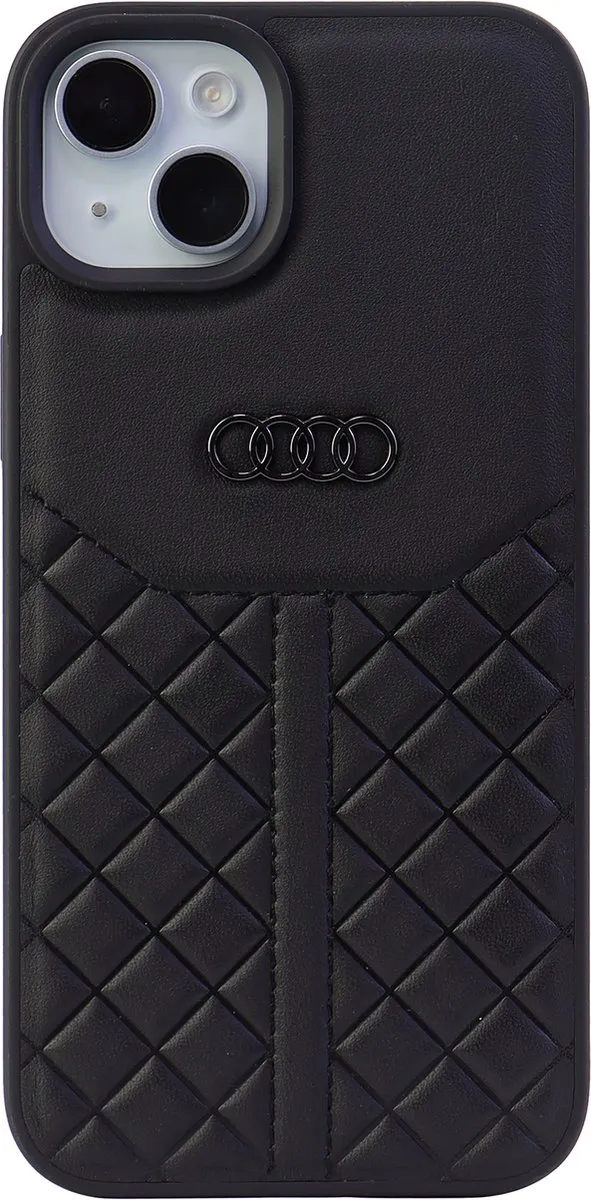 Audi Q8 Serie iPhone 15 Plus Hardcase - Zwart