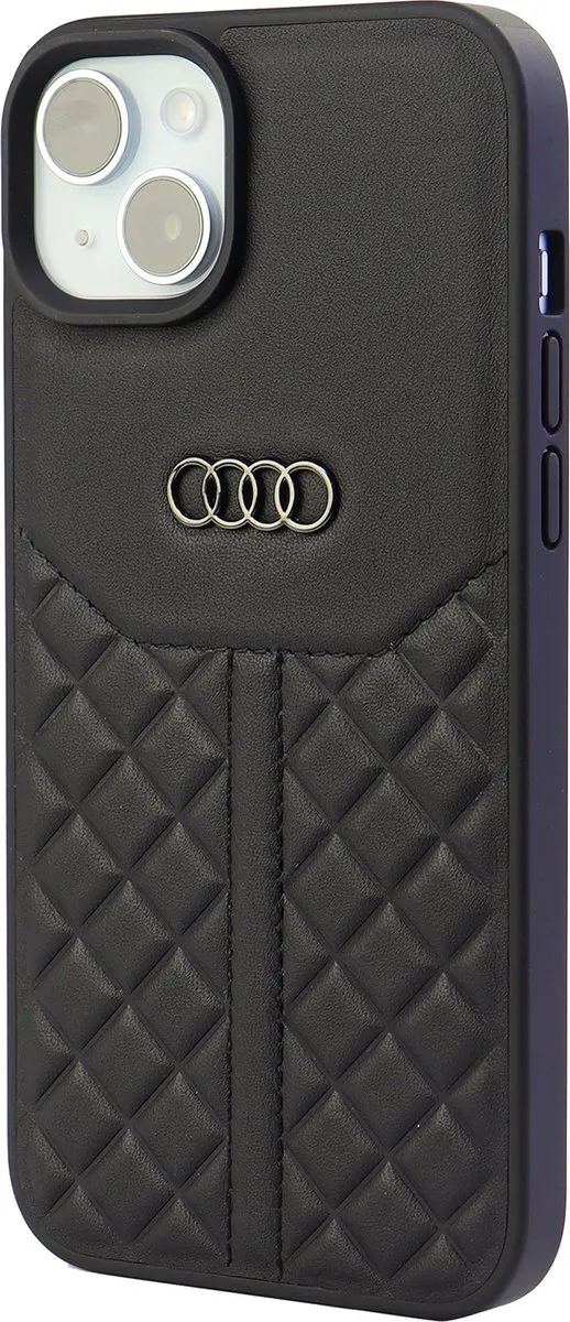 Audi Q8 Serie iPhone 15 Plus Hardcase - Zwart