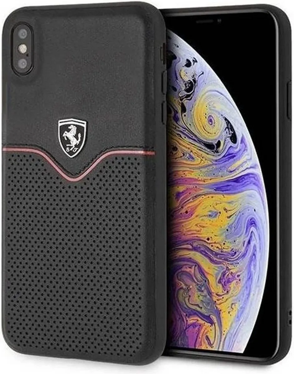 Ferrari Perforated Back Case iPhone XS Max