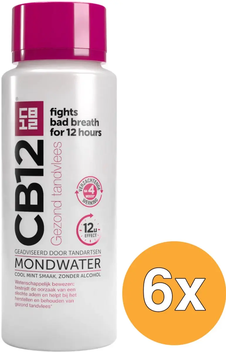 6x CB12 Gezond Tandvlees Mondwater (250 ml)