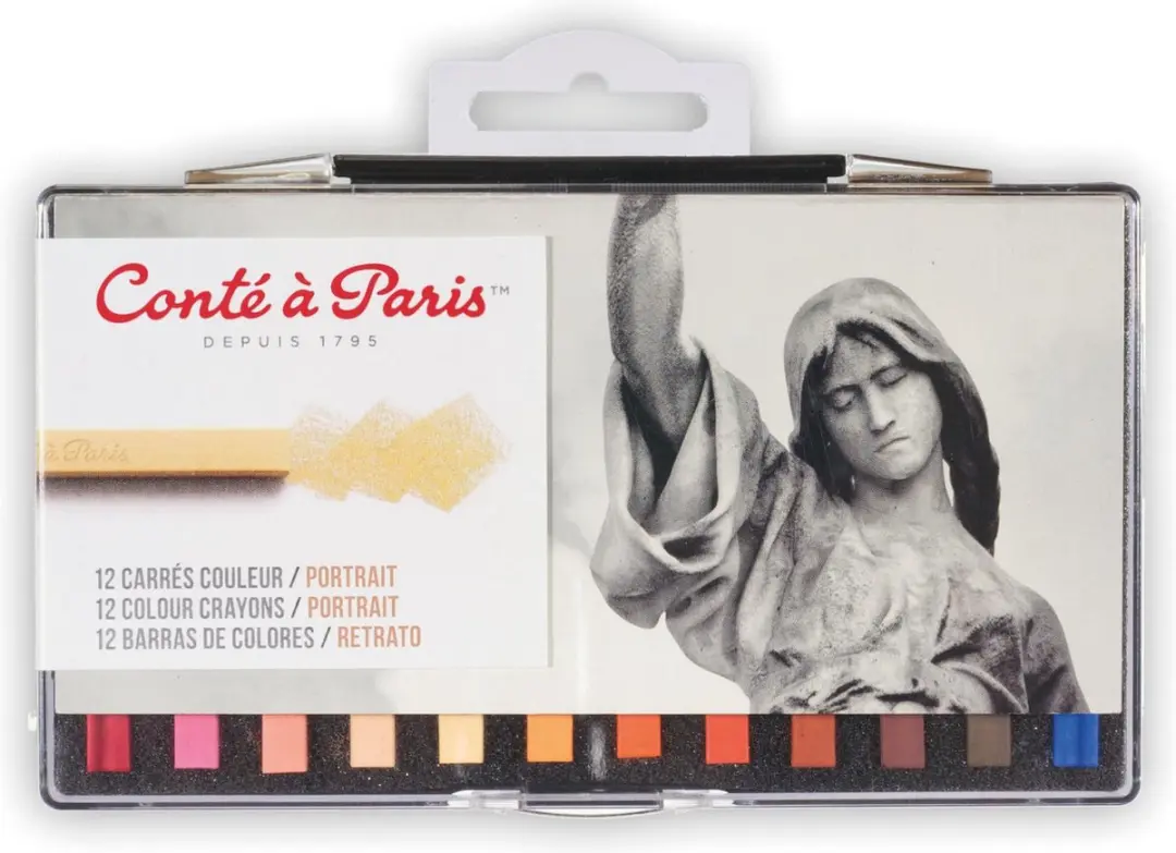 Conté à Paris Sketching Pastelkrijt Set Portrait