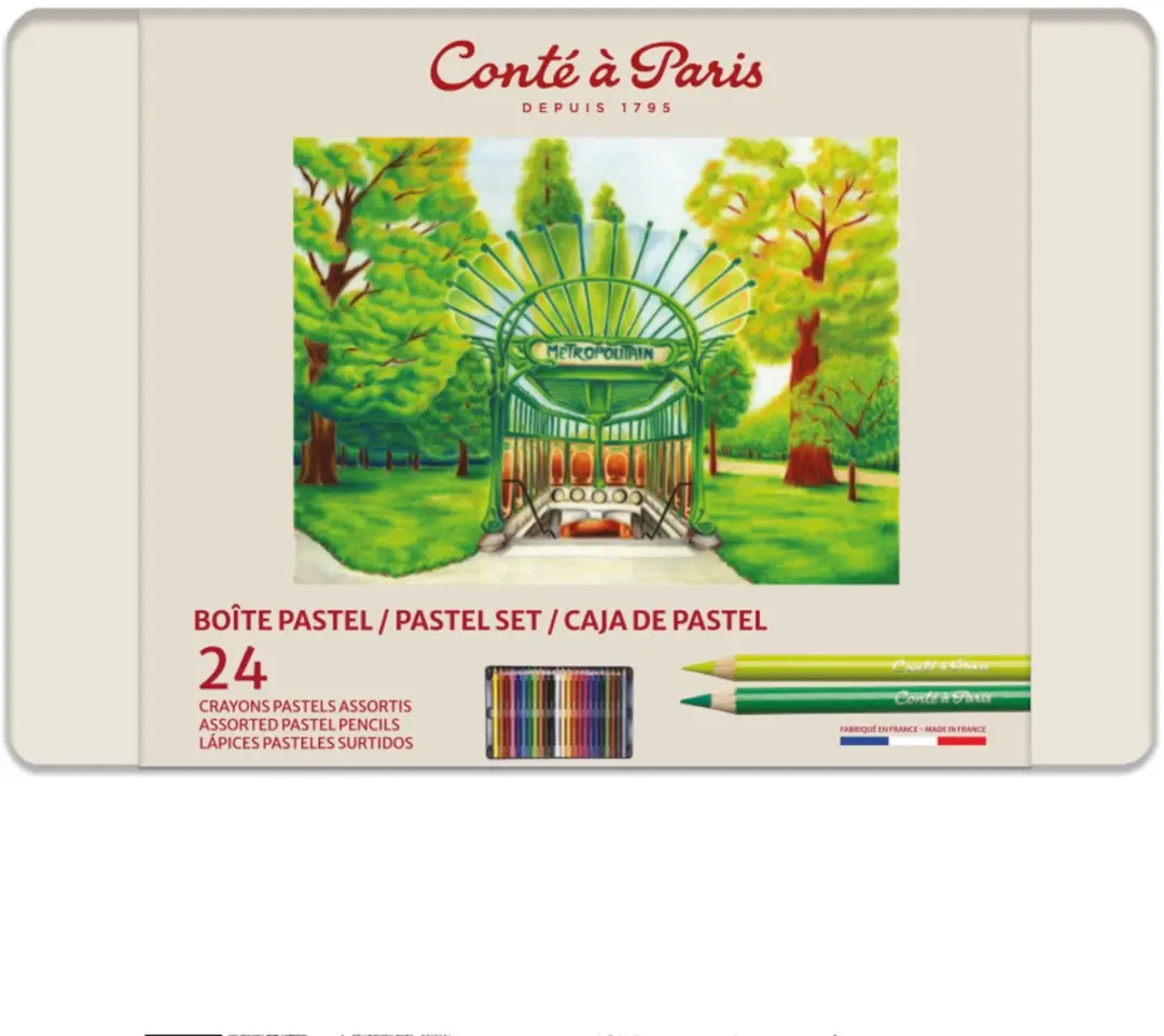 Conté à Paris 2182 Pastelpotloden Set 24 stuks