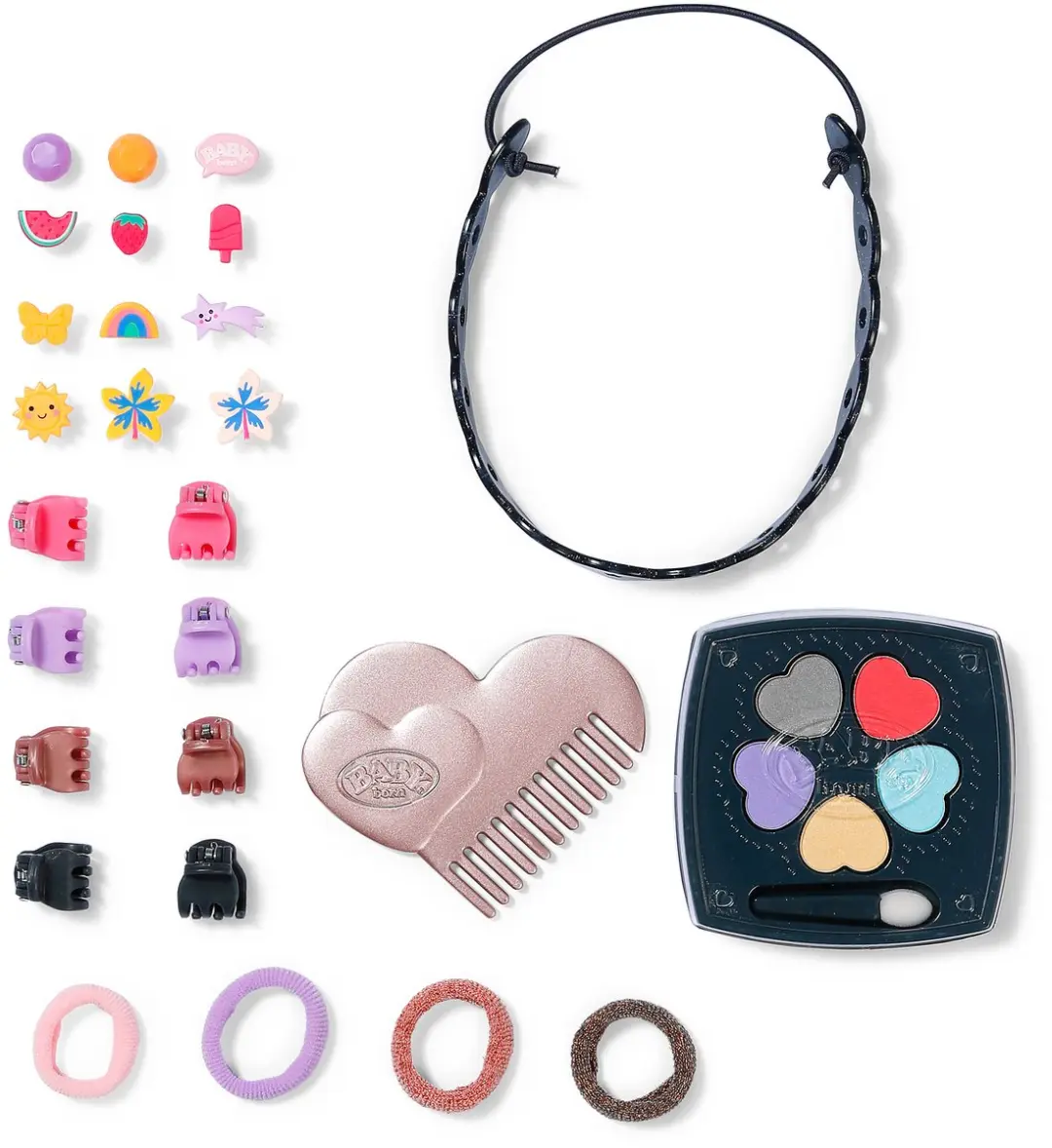 Baby Born Stylinghoofd Regenboog 27cm - 15 Accessoires