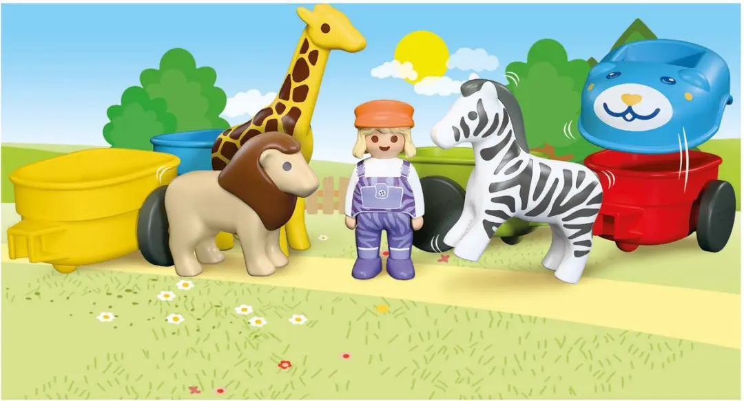 Playmobil Junior Dierentrein 72084 - Multikleur - afbeelding 3 van 4