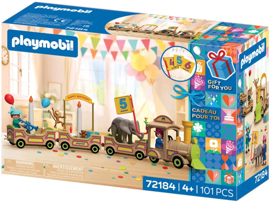 Playmobil Verjaardagstrein 72184 - Multikleur - afbeelding 4 van 4