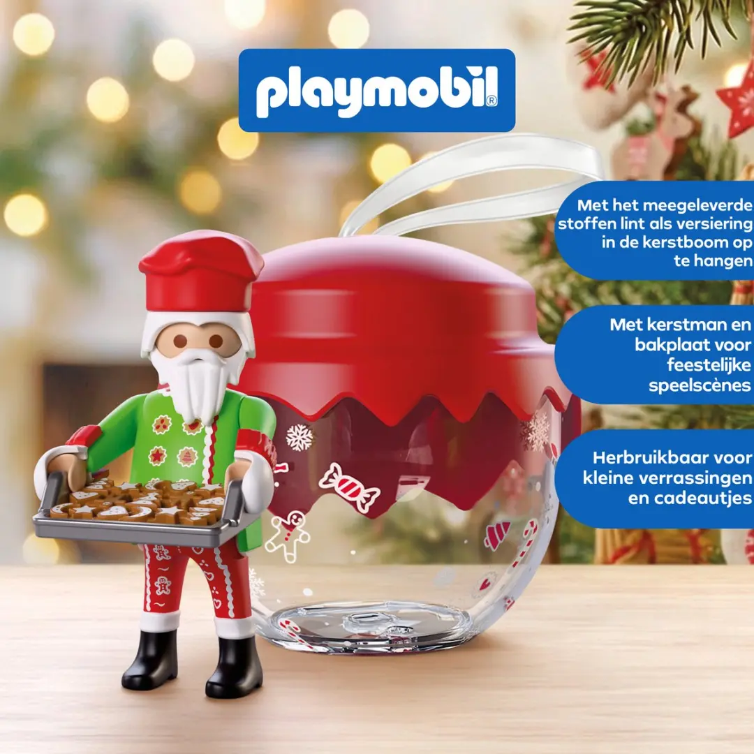 Playmobil Kerstbal Bakker 72219 - afbeelding 5 van 6