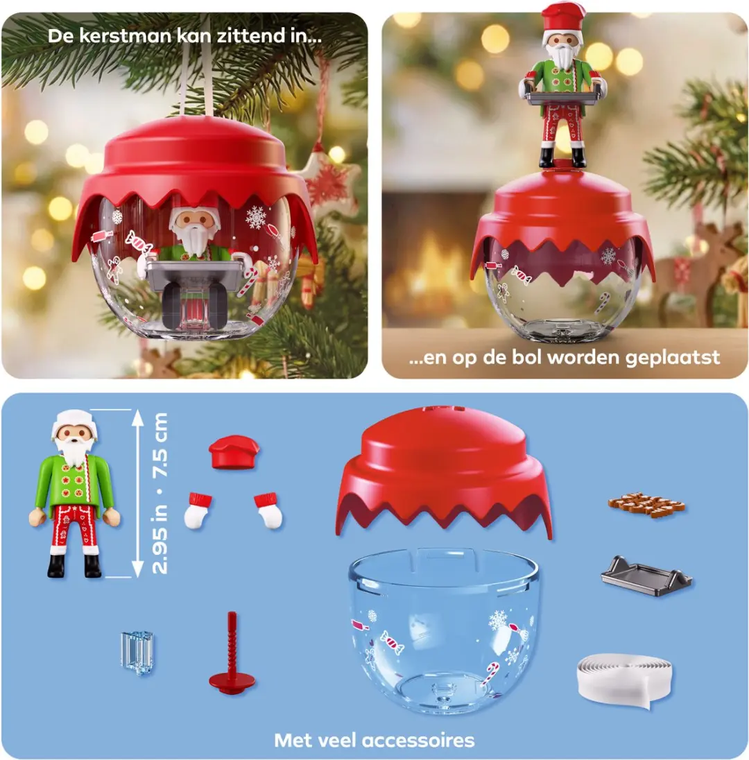 Playmobil Kerstbal Bakker 72219 - afbeelding 6 van 6