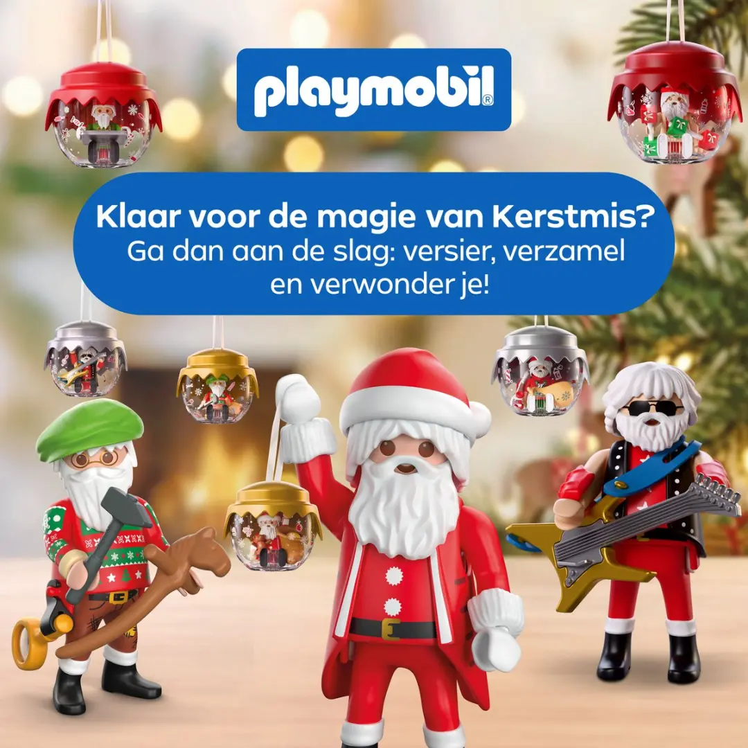 Playmobil Christmas Kerstbal 72222 - Knutselende Kerstman & Paard - afbeelding 4 van 6