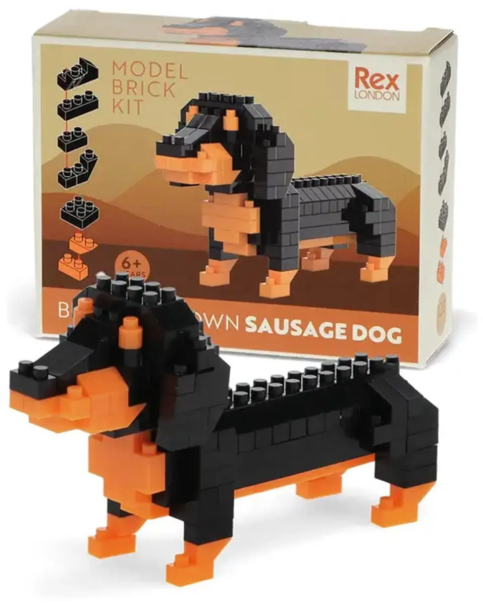 Mini Teckel Bouw Blok Kit