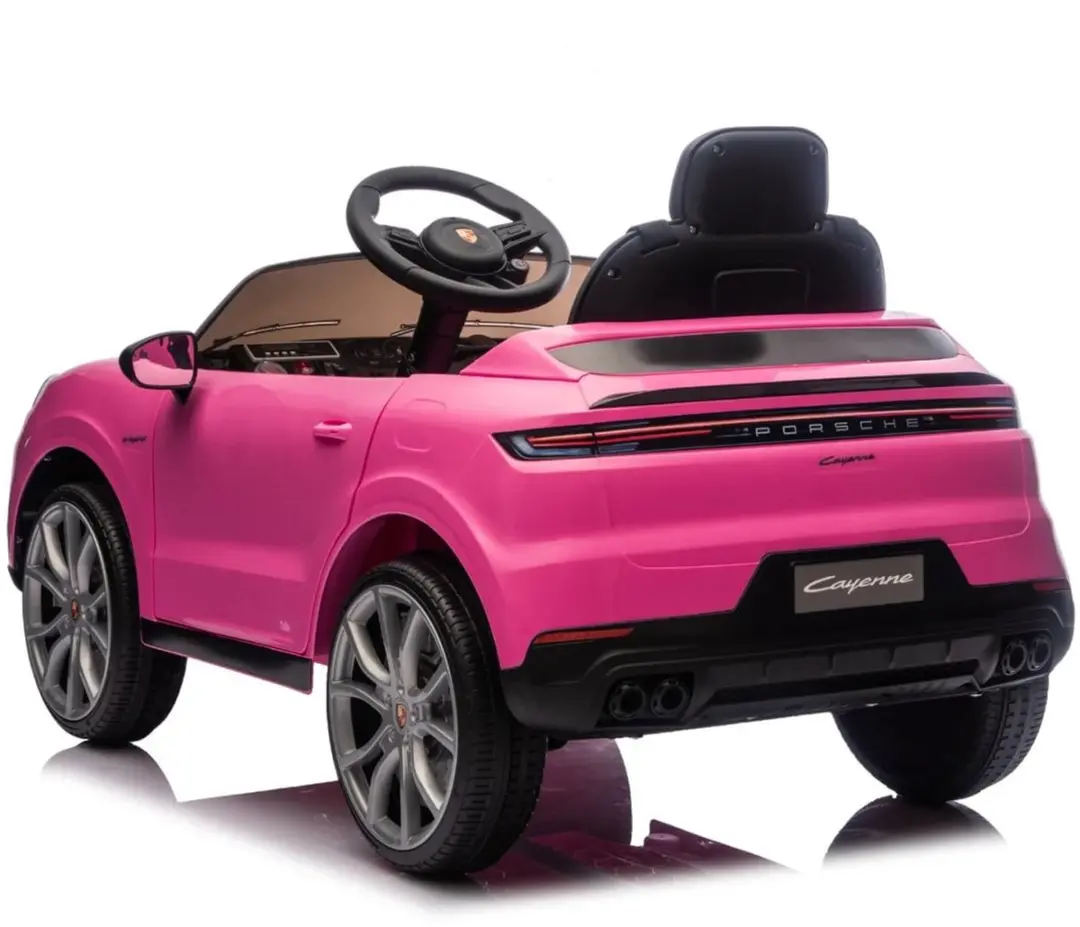 Vrooomy Porsche Cayenne 12V Kinderauto Roze - 5100625 - afbeelding 6 van 6