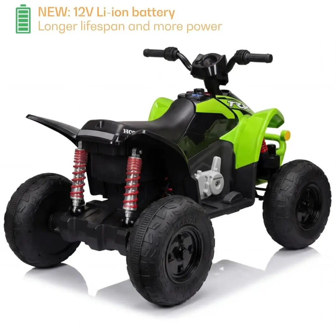 Vrooomy Honda TRX90X 12V Kinderquad - Groen - afbeelding 2 van 6