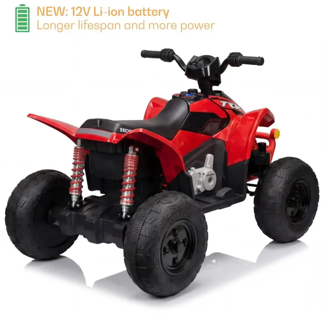 Vrooomy Honda TRX90X 12V Kinderquad Rood - afbeelding 2 van 6
