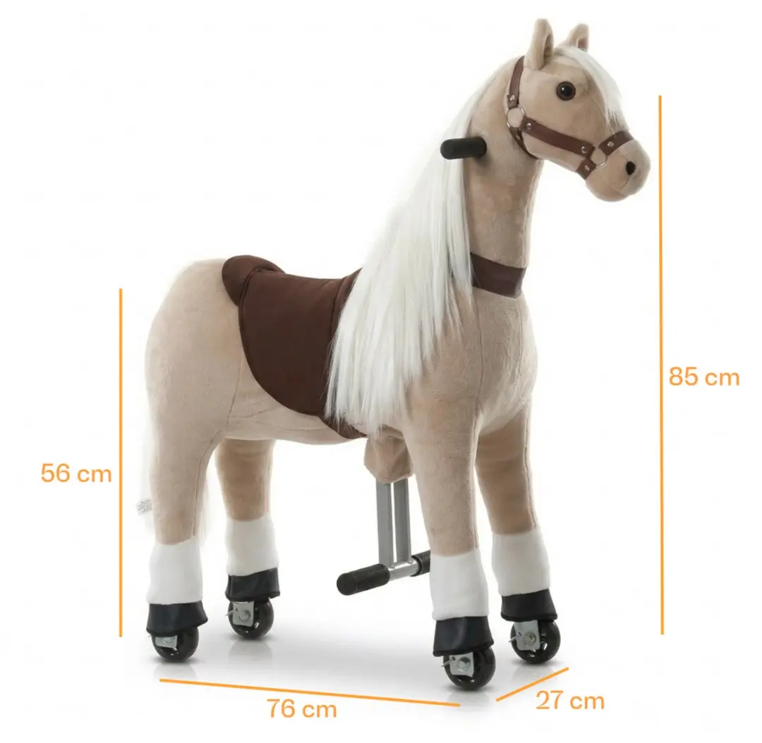 Vrooomy Mechanisch Speelgoedpaard 5100669 - Beige - afbeelding 5 van 5