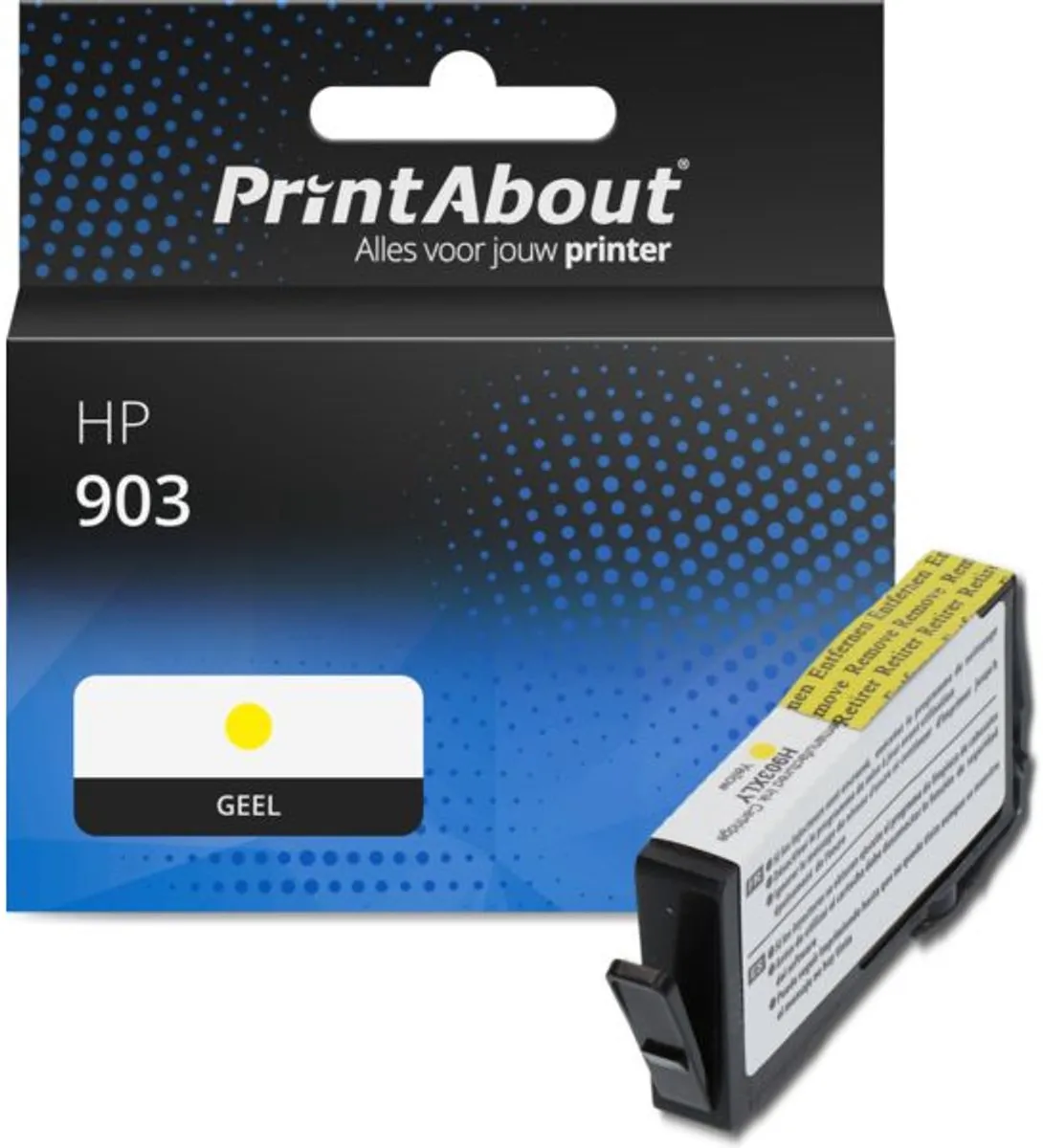 PrintAbout Inktcartridge T6L95AE Geel - 14.2ml - HP