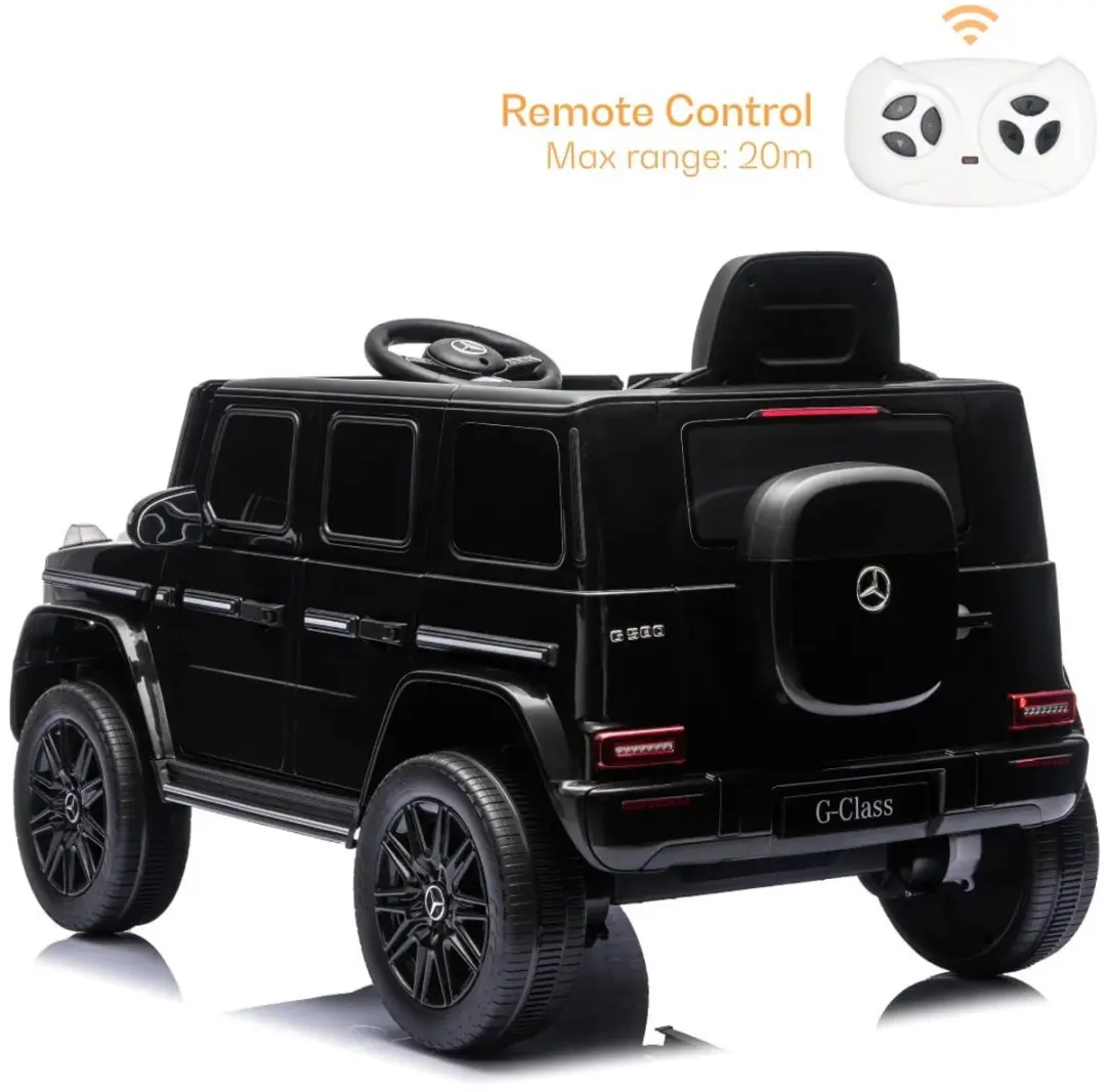 Vrooomy Mercedes-Benz G-Klasse Elektrische Kinderauto 7.4V - Zwart - afbeelding 6 van 6