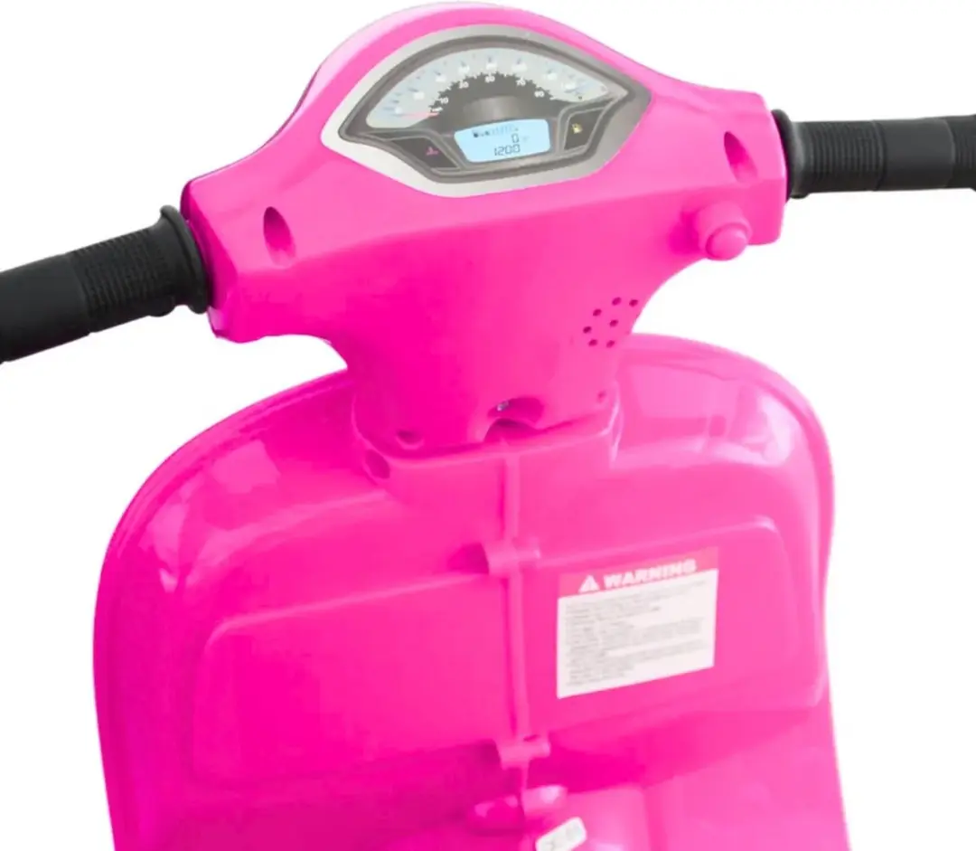 Vrooomy Vespa GTS Elektrische Kinderscooter 6V - Roze - afbeelding 5 van 6