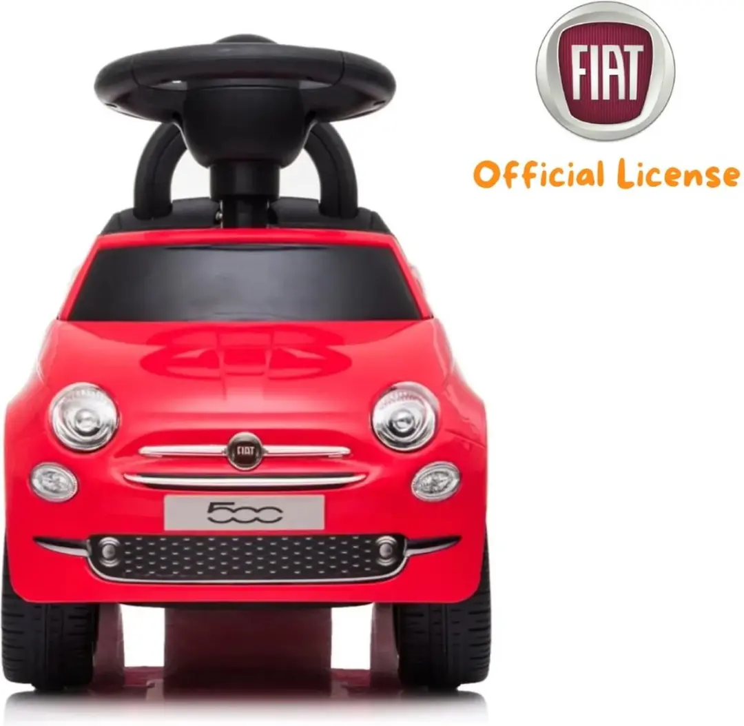 Vrooomy Fiat 500 Loopauto Rood - 1 tot 3 jaar - afbeelding 6 van 6