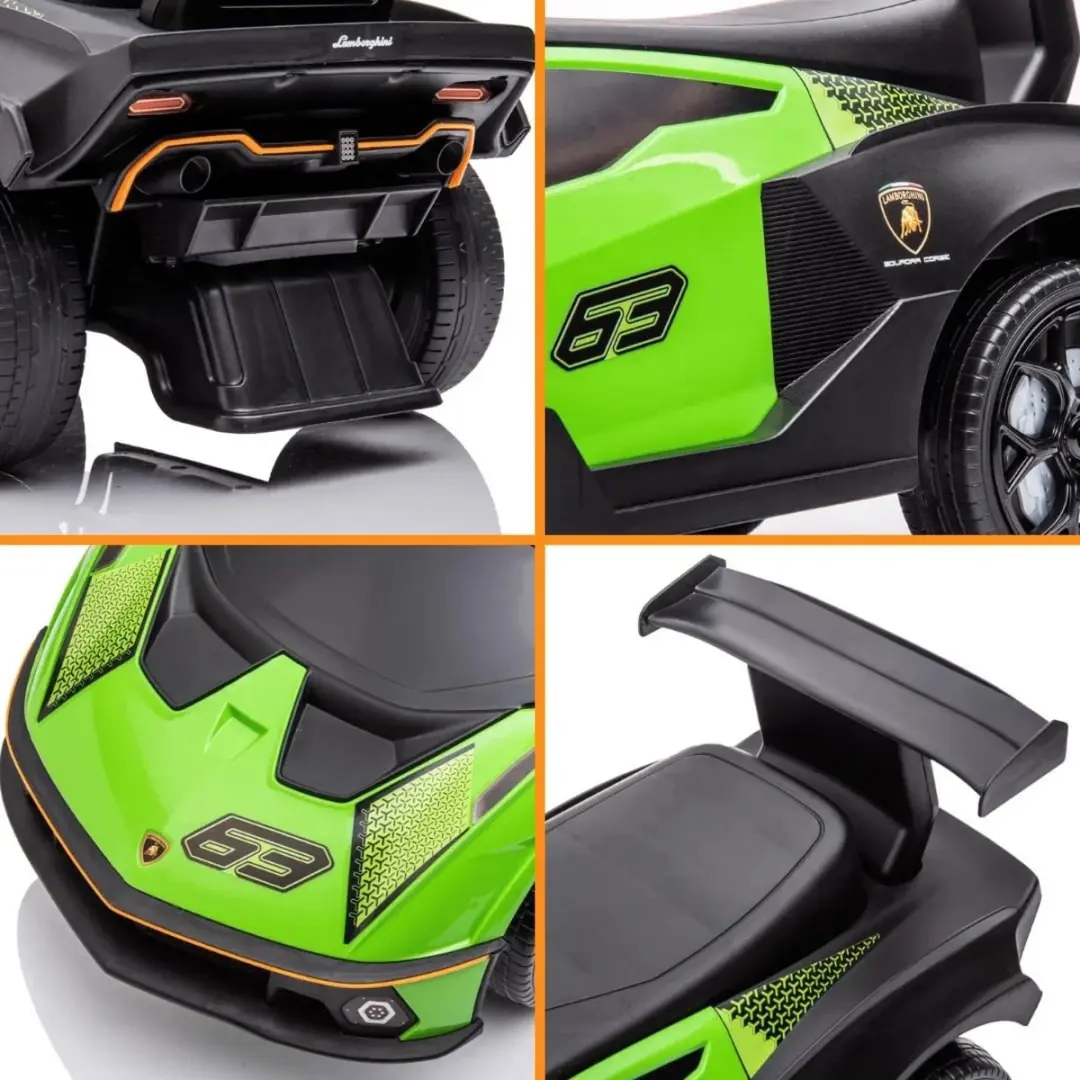Vrooomy Lamborghini SC63 Loopauto - Groen - afbeelding 4 van 6