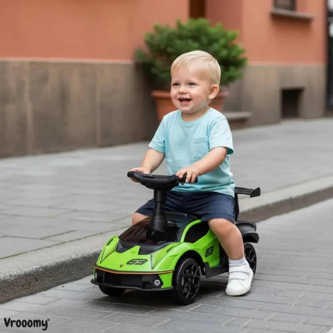 Vrooomy Lamborghini SC63 Loopauto - Groen - afbeelding 2 van 6