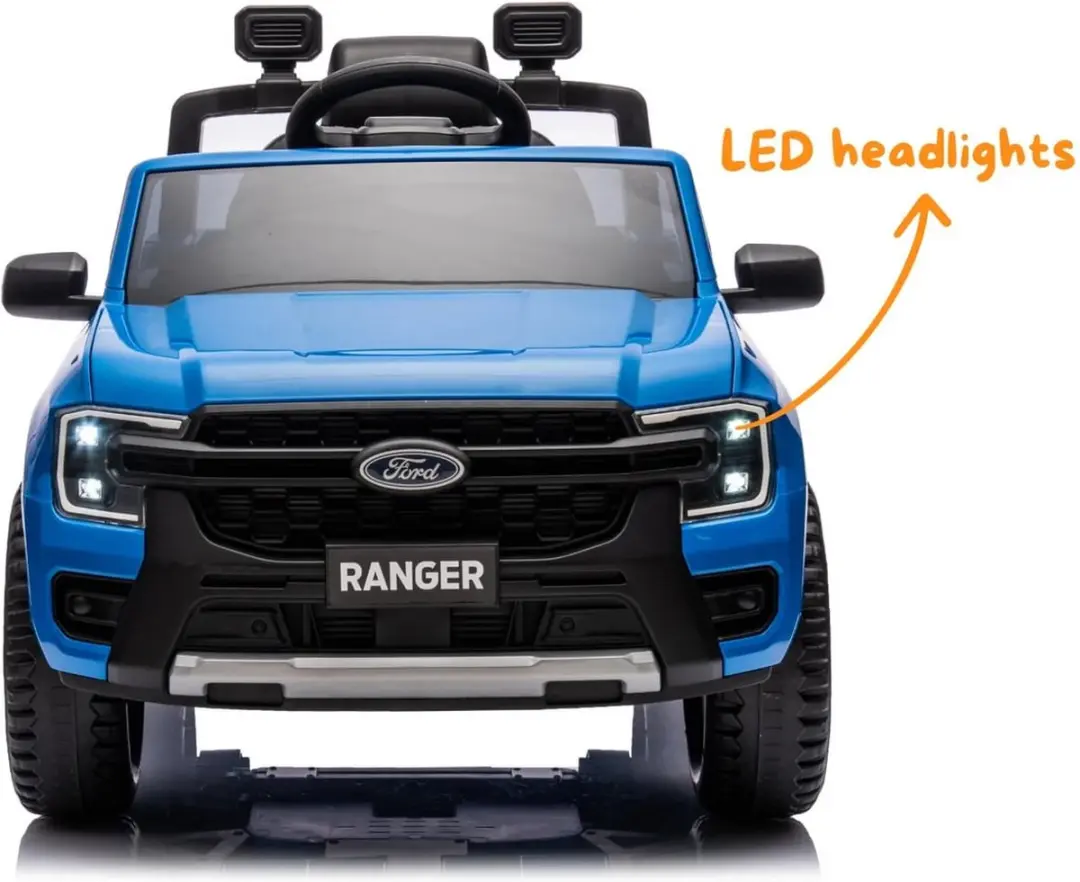 Vrooomy Ford Ranger Wildtrak 12V Kinderauto Blauw - afbeelding 6 van 6