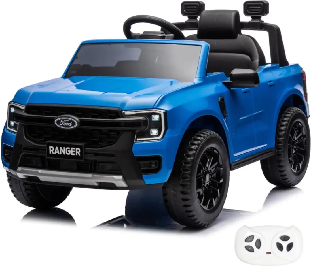 Vrooomy Ford Ranger Wildtrak 12V Kinderauto Blauw