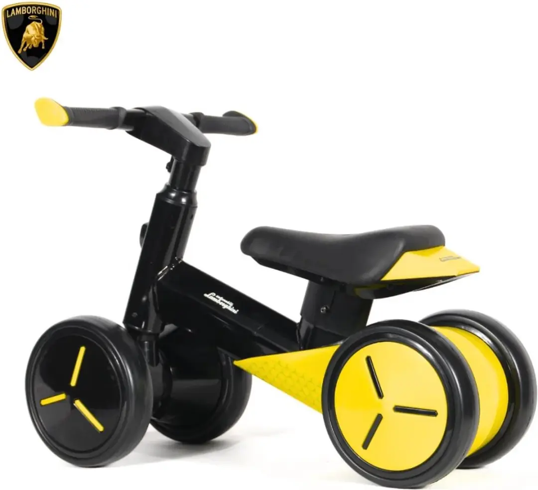 Vrooomy Lamborghini Loopfiets 1-3 jaar - Geel - afbeelding 3 van 6