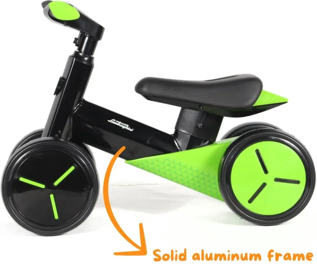Vrooomy Lamborghini Loopfiets 1-3 jaar - Groen - afbeelding 4 van 6