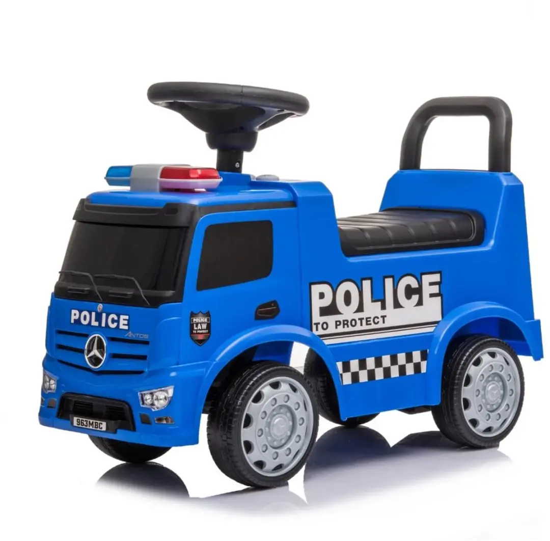 Vrooomy Mercedes-Benz Antos Politie Loopauto Blauw