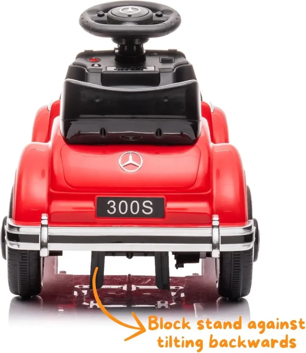 Vrooomy Mercedes-Benz 300S Loopauto - Rood - afbeelding 4 van 6