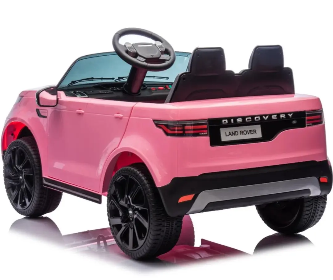 Vrooomy Land Rover Discovery 12V Kinderauto - Roze - afbeelding 2 van 6