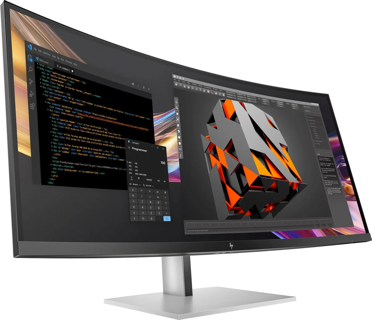 HP Series 7 Pro 38 inch WQHD+ Monitor 738PU