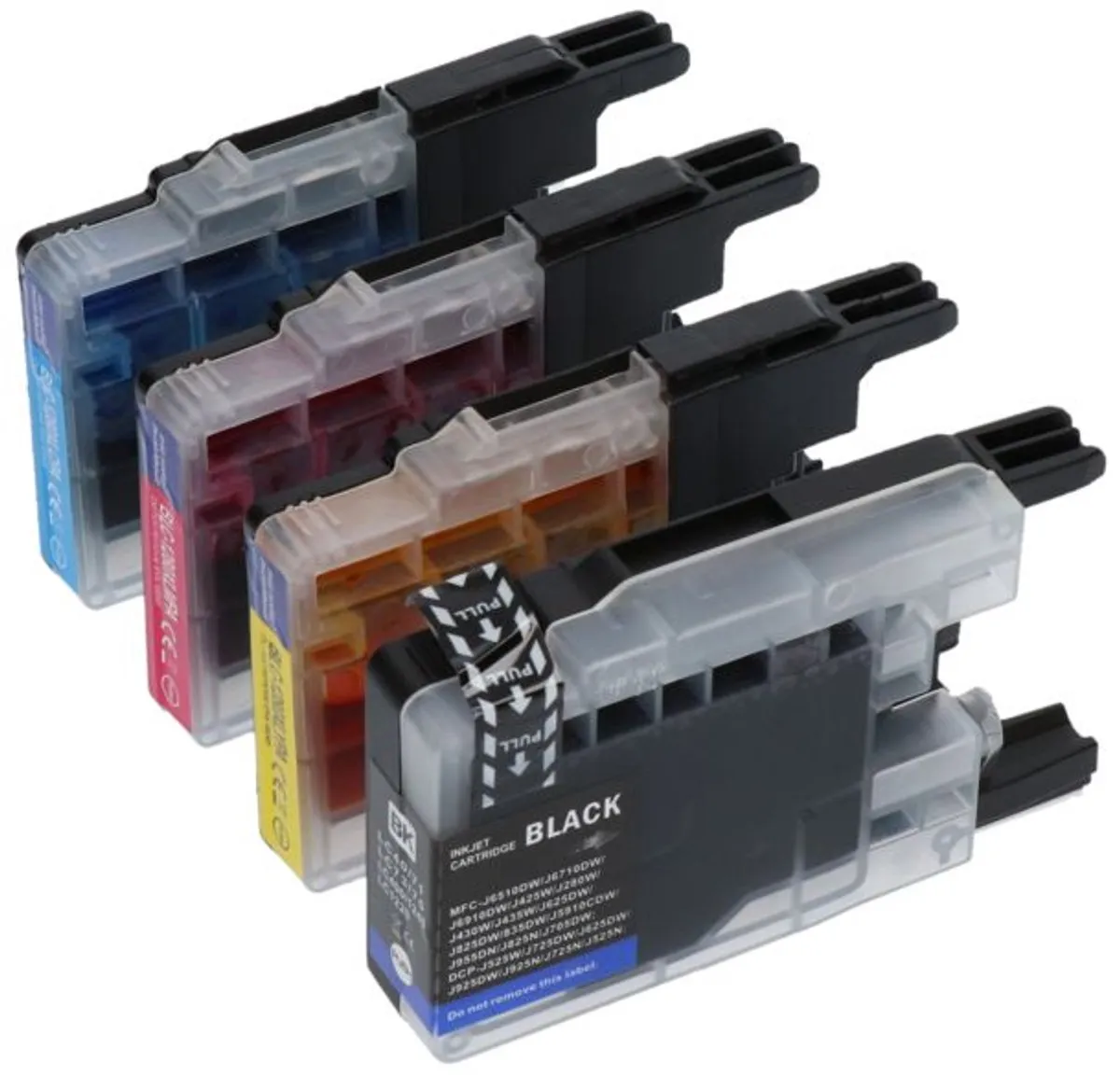 PrintAbout LC-1240VALBP-PA2 Inktcartridge - 4 Kleuren - 108ml