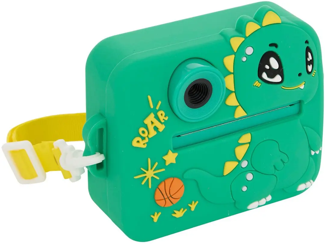 Atmosphera Kids Dino Camera met SD-kaart en 4 papierrollen