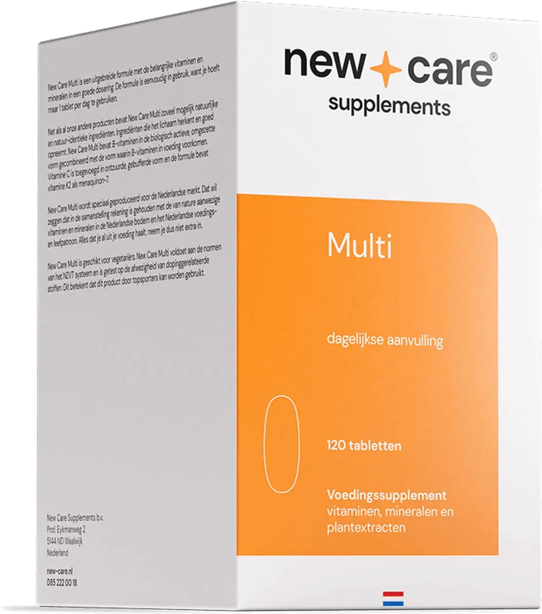 New Care Multivitamine Dagelijkse Aanvulling 120 Tabletten