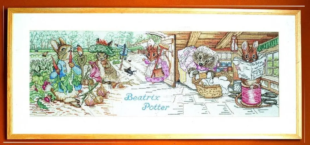 borduurpakket 70-9420 beatrix potter. wereld van peter rabbit