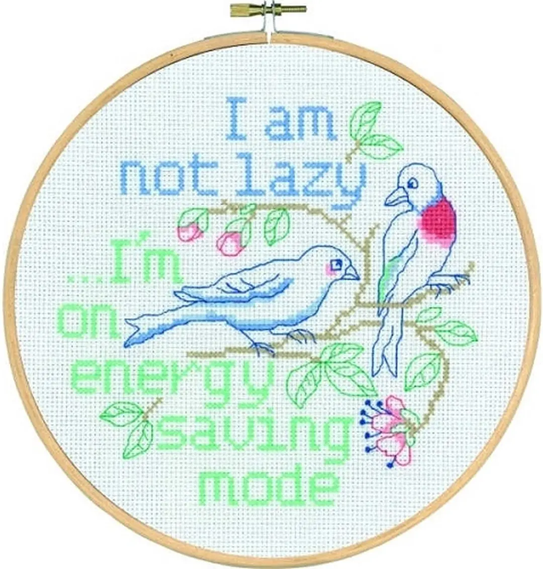 Borduurpakket I am not lazy
