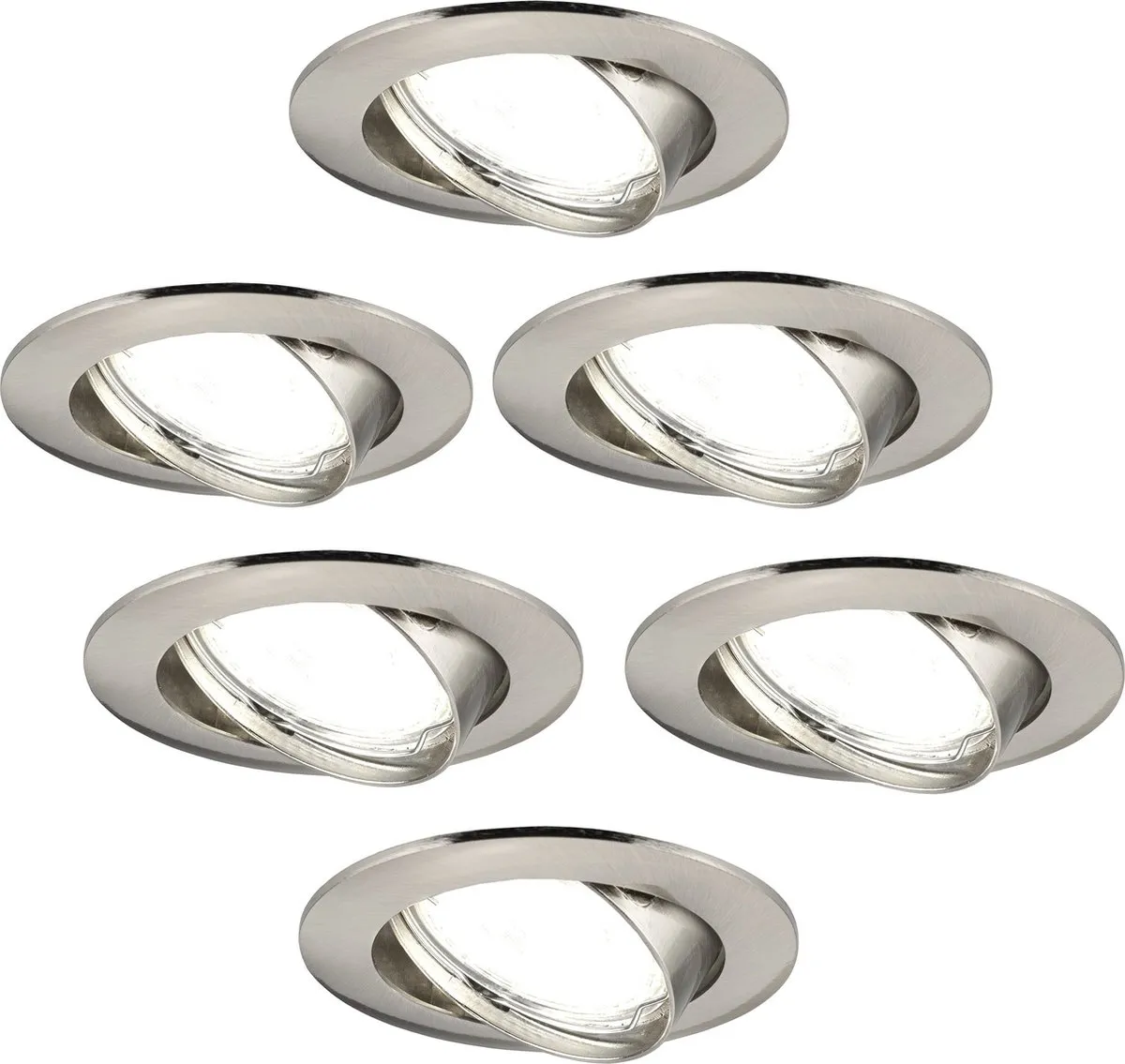 Ledvion 6X LED Inbouwspot Amsterdam RVS