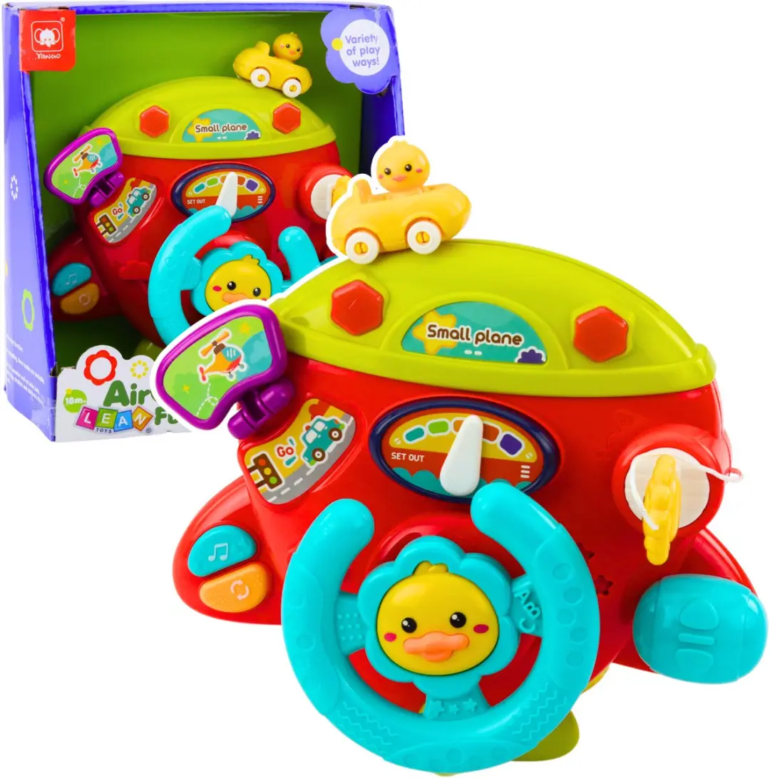 Lean Toys Interactieve Vliegtuigbordcockpit