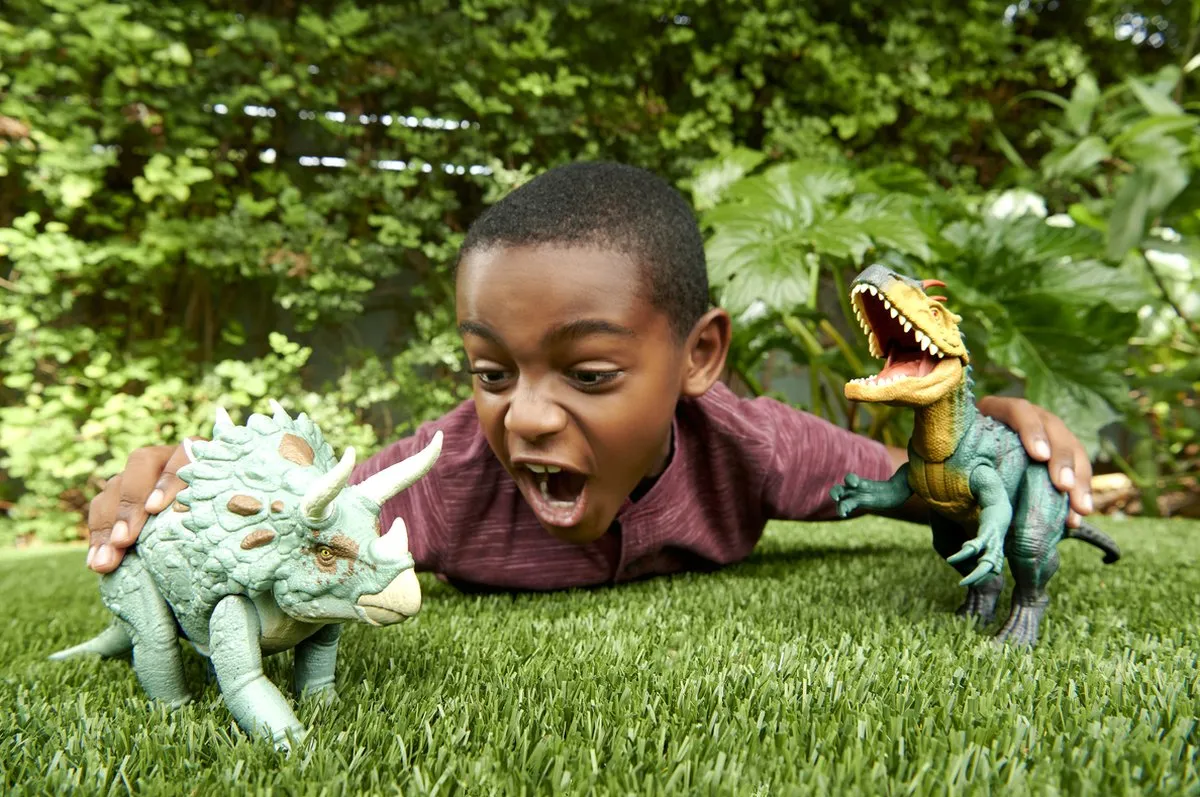Jurassic World Triceratops Mega Actie HTK79 - Groen