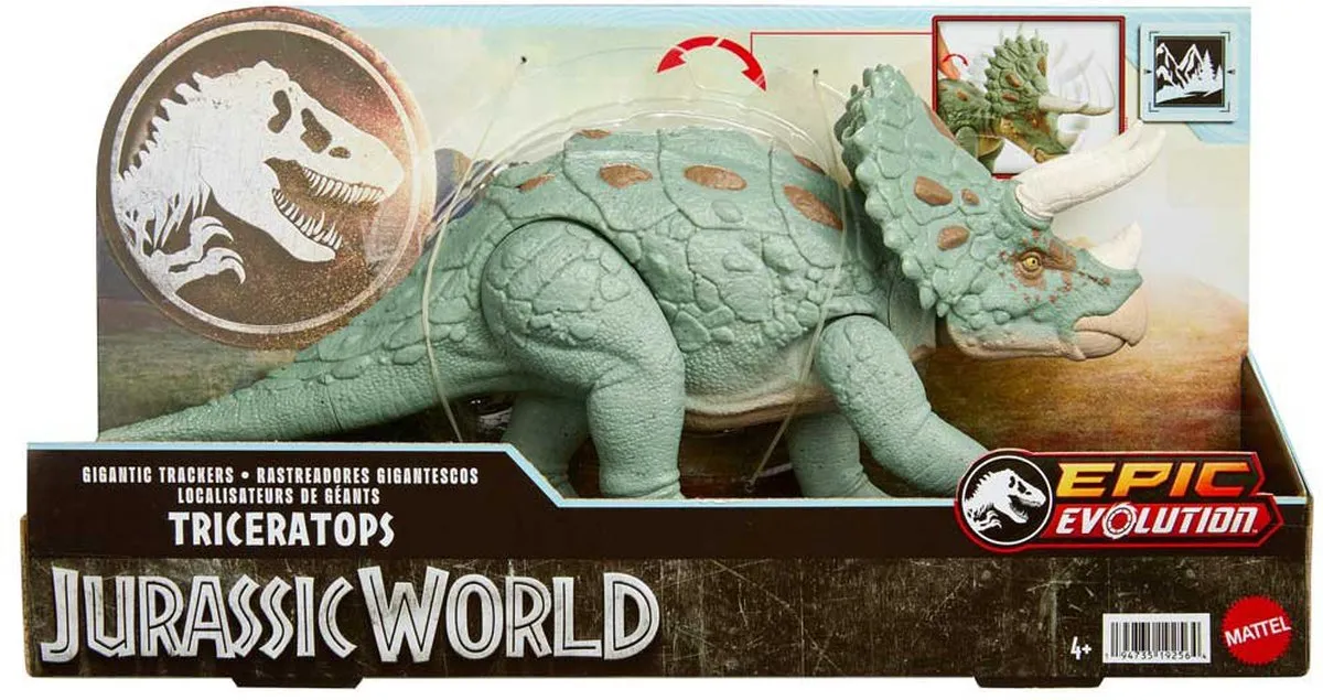 Jurassic World Triceratops Mega Actie HTK79 - Groen
