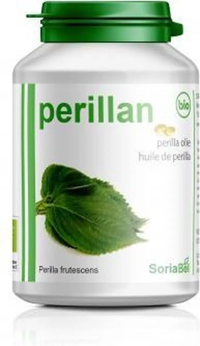 Soria Natural Perilla Olie 500mg - 100 Capsules - afbeelding 6 van 6