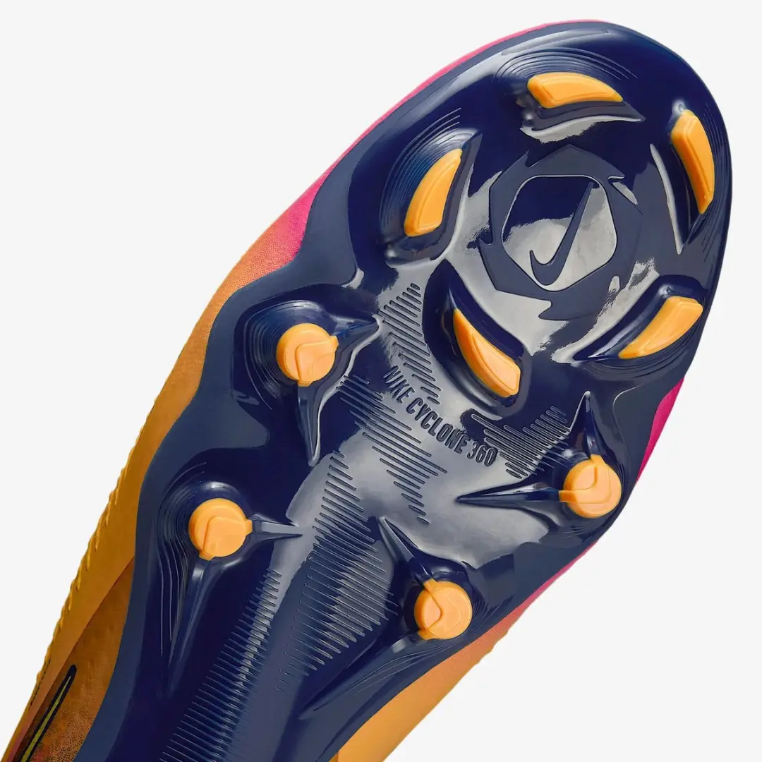 Nike Phantom 6 Low Haaland FG Voetbalschoenen - 42.5 - Oranje/Blauw/Rood