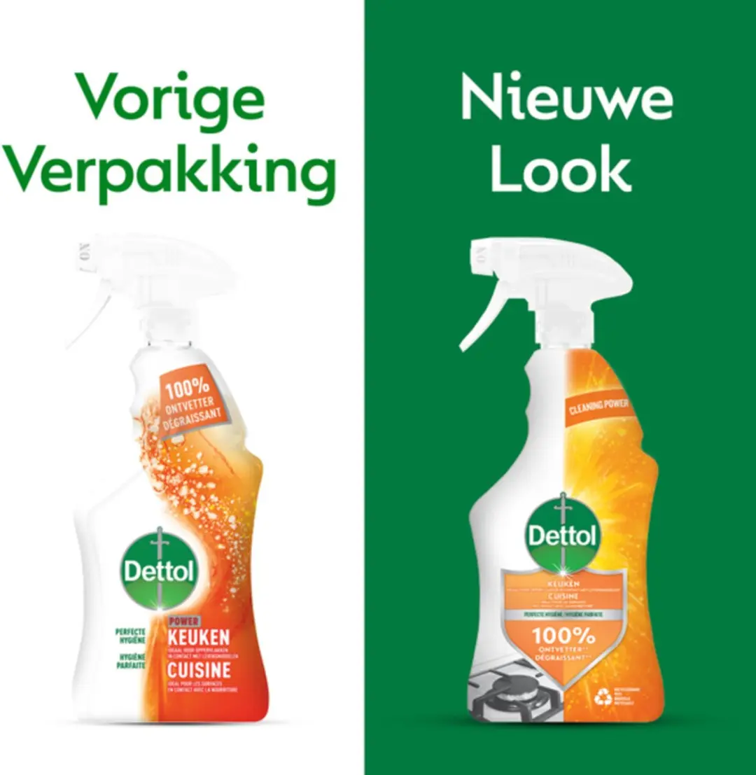 Dettol Allesreiniger Spray Power & Fresh 500ml - afbeelding 6 van 6
