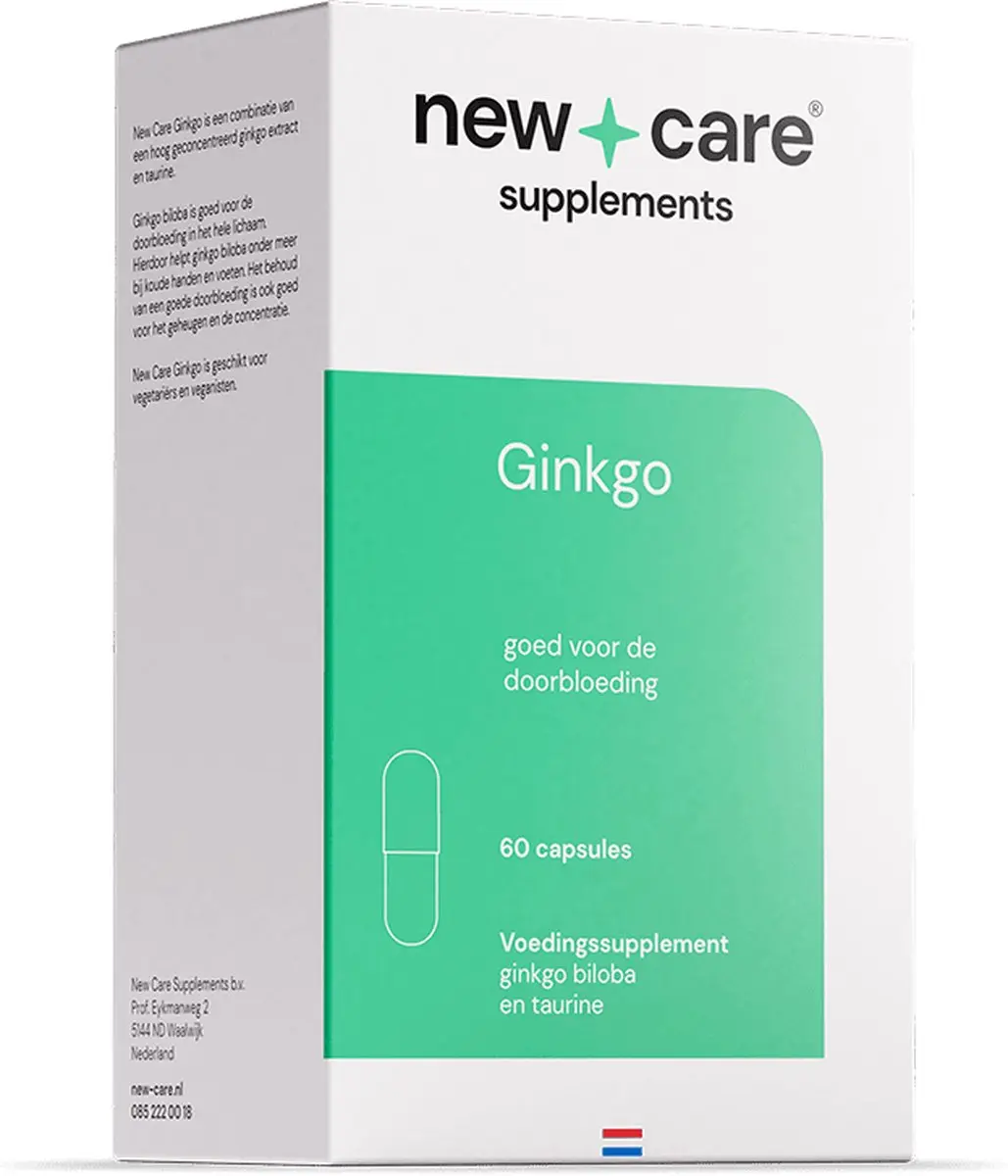 New Care Ginkgo Biloba 60 Capsules