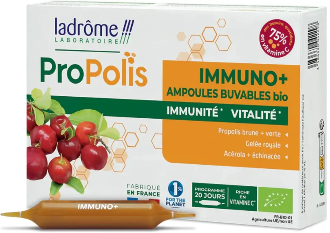 Ladrôme Propolis Immuno+ Ldp - 20 Ampullen 200ml - afbeelding 5 van 6