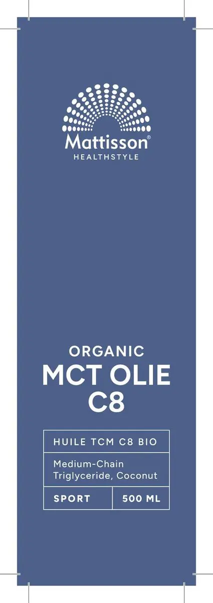 Mattisson Biologische MCT Olie C8 500ml